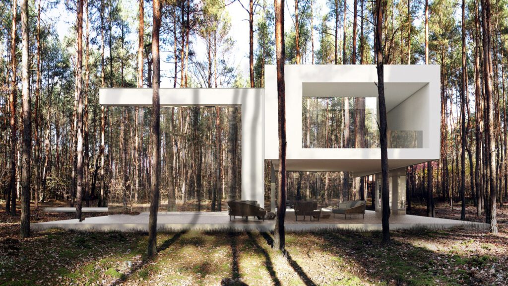 Dom RE: MIRROR HOUSE 2.0 projektu architekta Marcina Tomaszewskiego REFORM Architekt