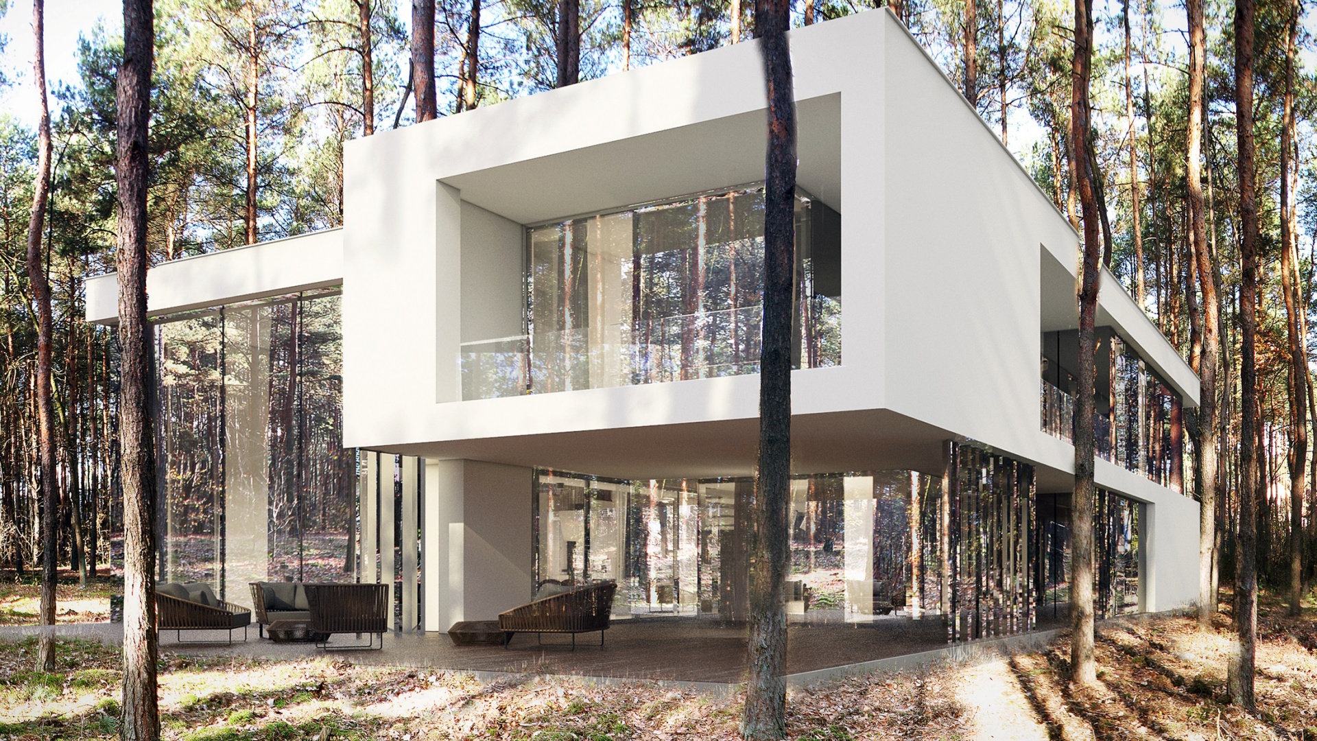 Dom RE: MIRROR HOUSE 2.0 projektu architekta Marcina Tomaszewskiego REFORM Architekt