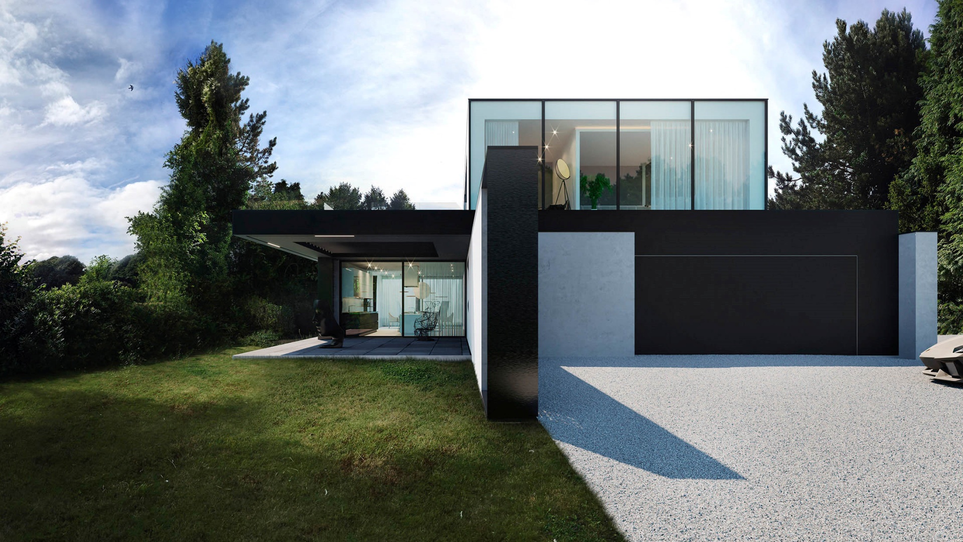 Dom RE: HOUSE IN BELGIUM projektu architekta Marcina Tomaszewskiego REFORM Architekt