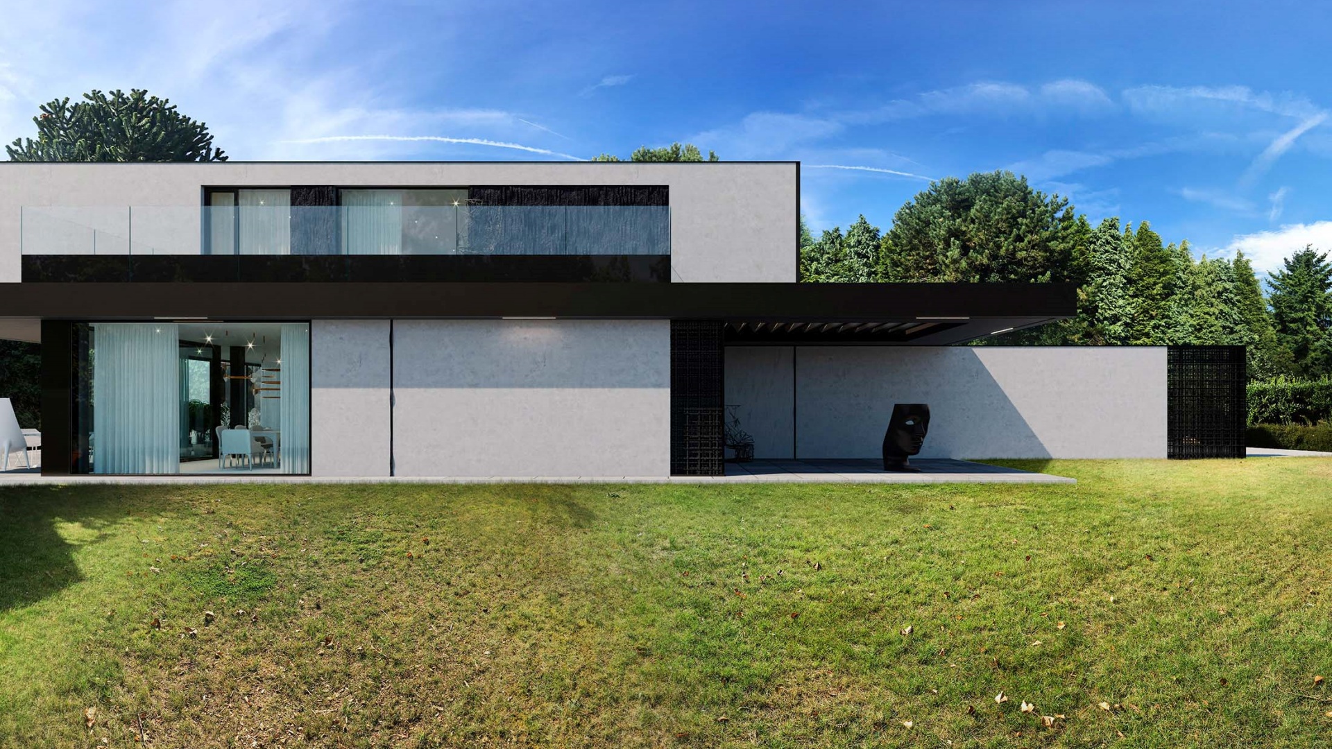 Dom RE: HOUSE IN BELGIUM projektu architekta Marcina Tomaszewskiego REFORM Architekt