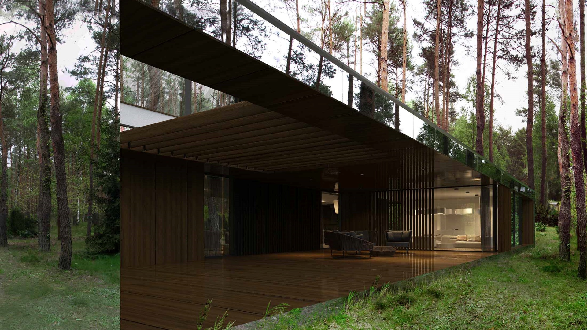 Dom RE: MIRROR HOUSE 1.0 projektu architekta Marcina Tomaszewskiego REFORM Architekt