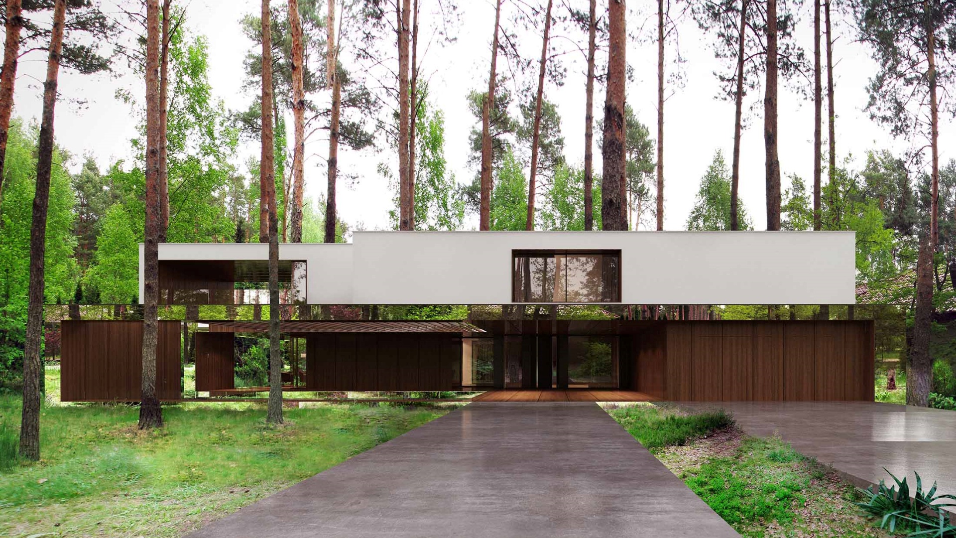 Dom RE: MIRROR HOUSE 1.0 projektu architekta Marcina Tomaszewskiego REFORM Architekt